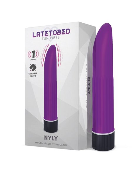 Nyly Estimulador Multi-Velocidad Púrpura
