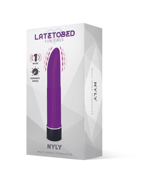 Nyly Estimulador Multi-Velocidad Púrpura