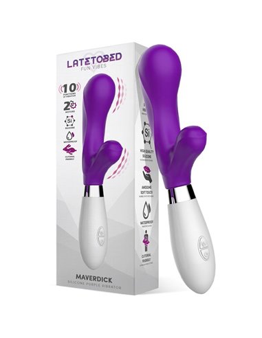 Maverdick Vibrador Silicona Púrpura