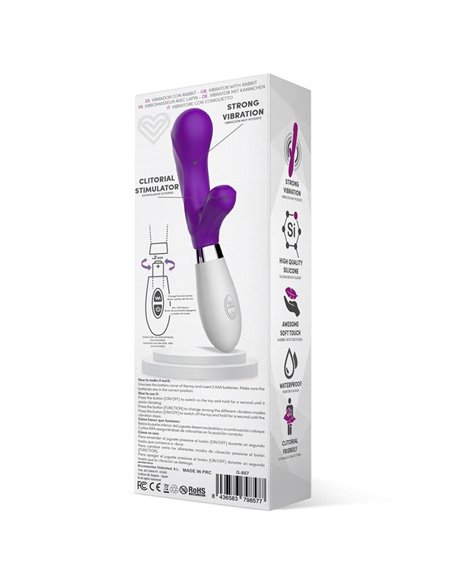 Maverdick Vibrador Silicona Púrpura