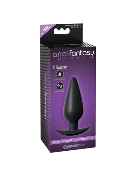 Plug Anal con Peso Interno Negro