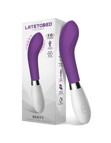 Benty Vibrador Silicona Púrpura