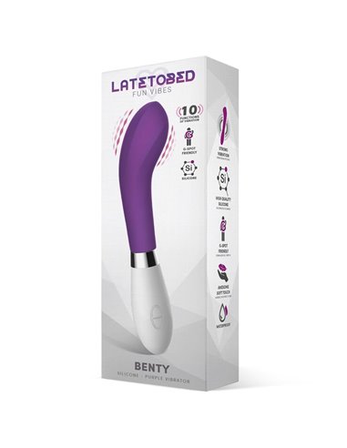 Benty Vibrador Silicona Púrpura