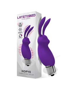 Hopye Bala Vibradora Conejito Silicona Púrpura