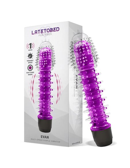 Evan Vibrador Multi Velocidad Púrpura