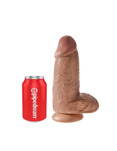 Dildo con Testículos 9 Chubby Bronceado