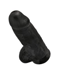 Dildo con Testículos 9 Chubby Negro
