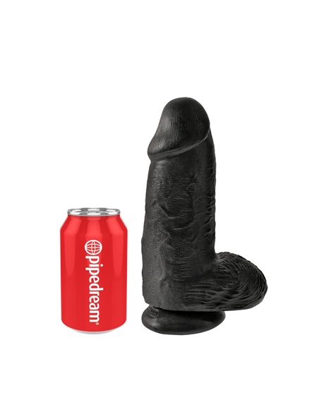 Dildo con Testículos 9 Chubby Negro