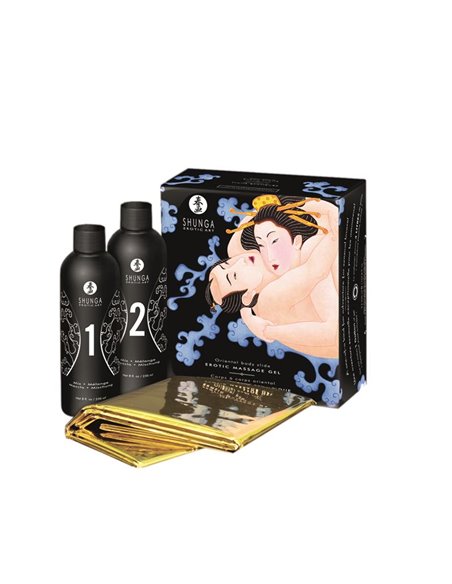 Shunga Kit de Gel de Masaje Aroma a Futas Exóticas