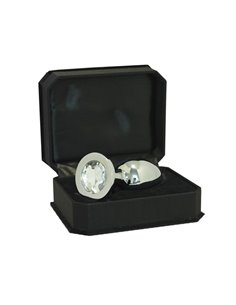 Plug Anal Acero Inoxidable Transparente 2