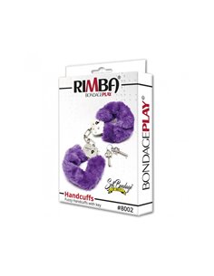 Esposas Metálicas con Pelo Morado 2