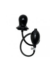Plug Inflable Negro Látex