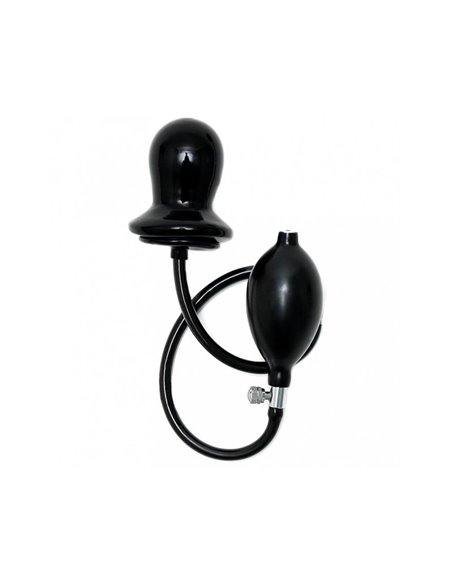 Plug Inflable Negro Látex