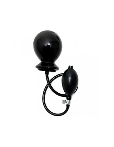 Plug Inflable Negro Látex