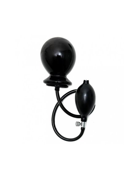 Plug Inflable Negro Látex