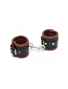 Esposas Cuero Negro y Marrón 7cm 2