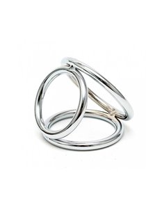 Anillos en Triángulo Metálico para Pene y Testículos 2