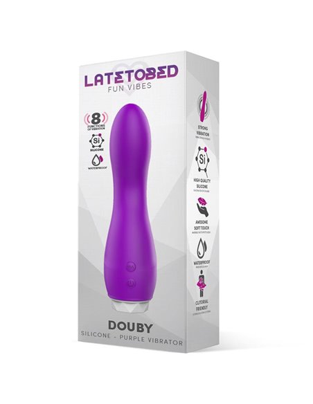 Douby Vibrador Silicona Púrpura