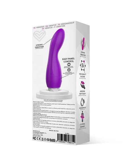 Douby Vibrador Silicona Púrpura