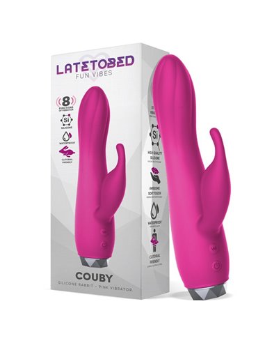Couby Vibrador de Conejito Silicona Rosa