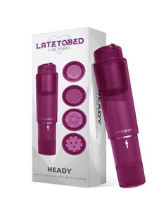 Heady Estimulador con 4 Cabezales Púrpura