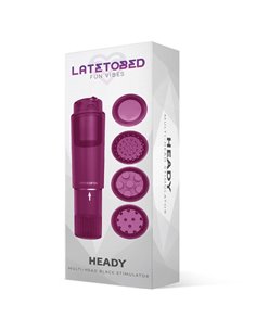 Heady Estimulador con 4 Cabezales Púrpura 2