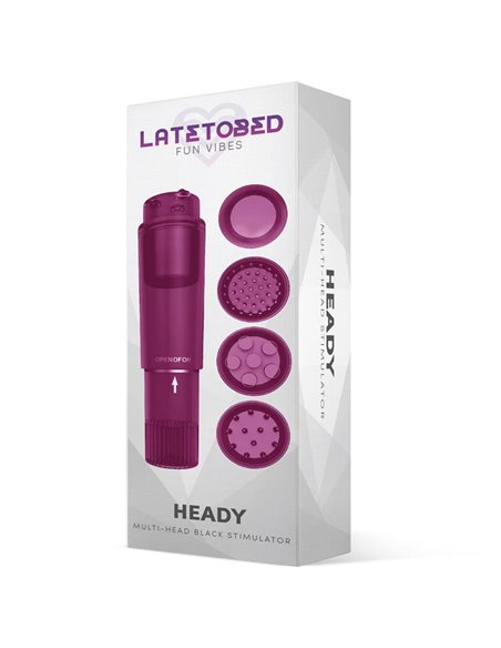 Heady Estimulador con 4 Cabezales Púrpura