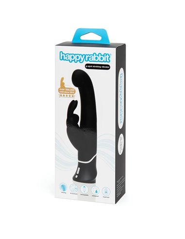 Vibrador G-Spot Stroker Rabbit Negro