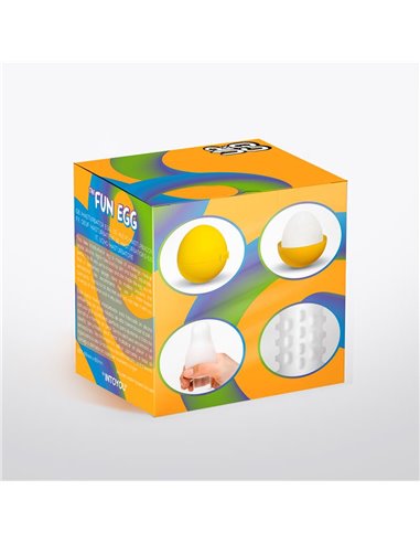 Grovy Huevo Masturbador Elástico Amarillo