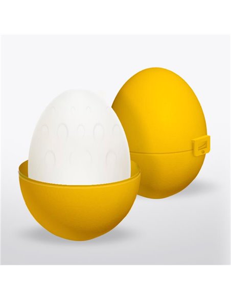 Grovy Huevo Masturbador Elástico Amarillo