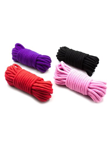 Cuerda de Bondage de Algodón 10 Metros Rosa