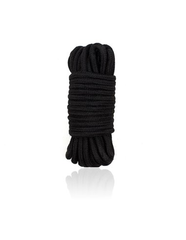 Cuerda Bondage de Algodón 10 Metros Negro