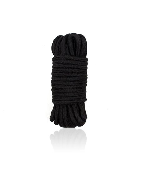 Cuerda Bondage de Algodón 10 Metros Negro