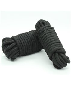 Cuerda Bondage de Algodón 10 Metros Negro 2