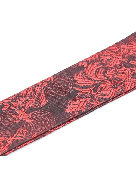 Mordaza de Bola Lisa Silicona Negro/Rojo