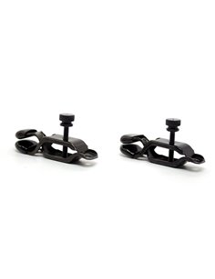 Pinzas para Pezones Ajustables Metal Negras