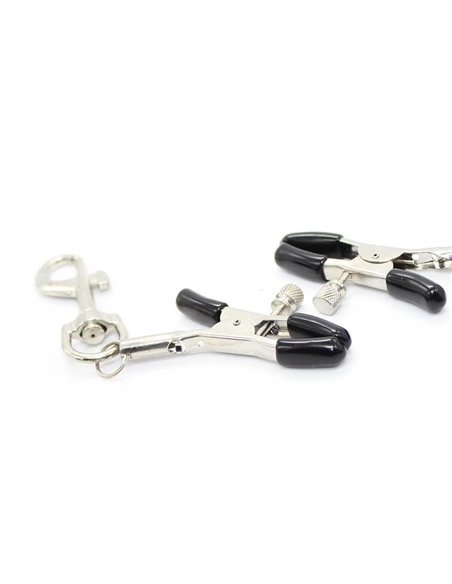 Pinzas para Pezones con Mosquetones Metal