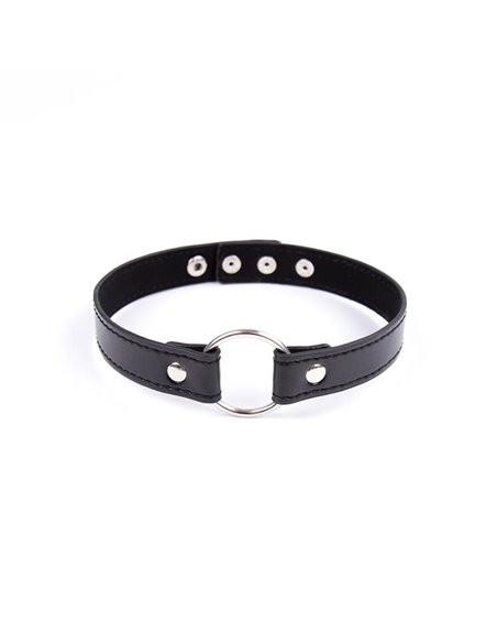 Collar con Aro Ajustable 38,2 cm Negro