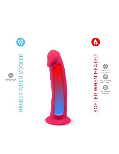 Dildo Dual Density Mod. 2 - 6 Rosa