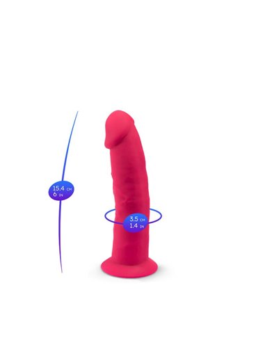 Dildo Dual Density Mod. 2 - 6 Rosa