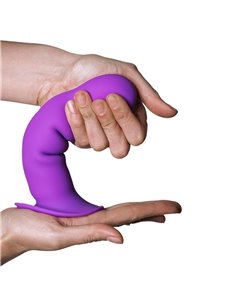 Dildo Hitsens 3 Doble Densidad Purpura 2