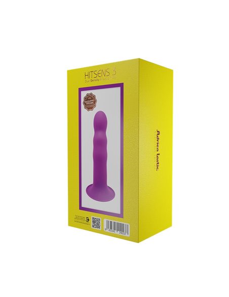 Dildo Hitsens 3 Doble Densidad Purpura