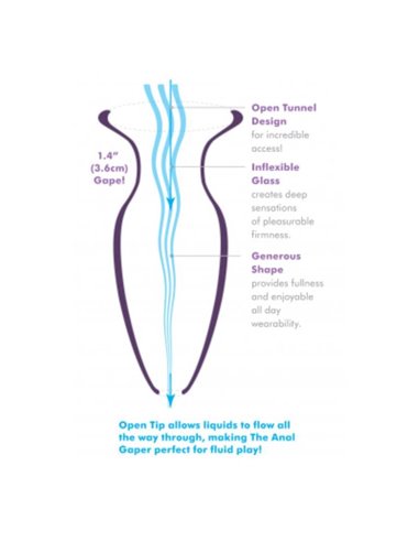 Plug Anal Mega Anal Gaper Transparente