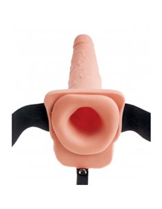 Arnes Elastico con Dildo Hueco 9 Funcion Squirting Natural 2