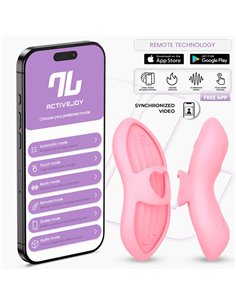 Laia Estimulador de Dedo con Calor y Funda con APP Rosa