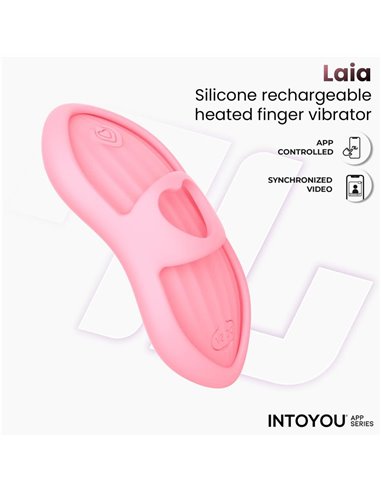 Laia Estimulador de Dedo con Calor y Funda con APP Rosa