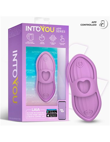 Laia Estimulador de Dedo con Calor y Funda con APP Lavanda