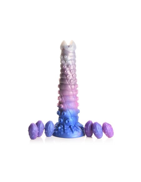 Tenta-Queen Dildo Ovipositor con 6 Huevos