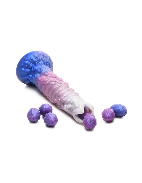 Tenta-Queen Dildo Ovipositor con 6 Huevos