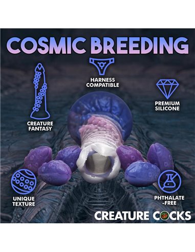 Tenta-Queen Dildo Ovipositor con 6 Huevos